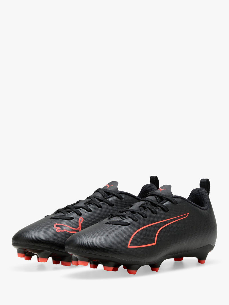 PUMA Kids ULTRA 6 PLAY football boots Black Red, imported from the UK
