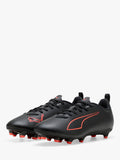 PUMA Kids ULTRA 6 PLAY football boots Black Red, imported from the UK