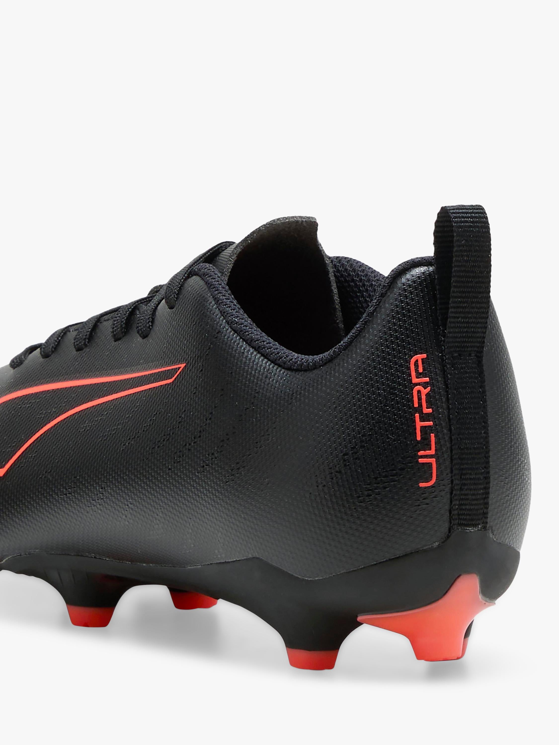PUMA Kids ULTRA 6 PLAY football boots Black Red, imported from the UK
