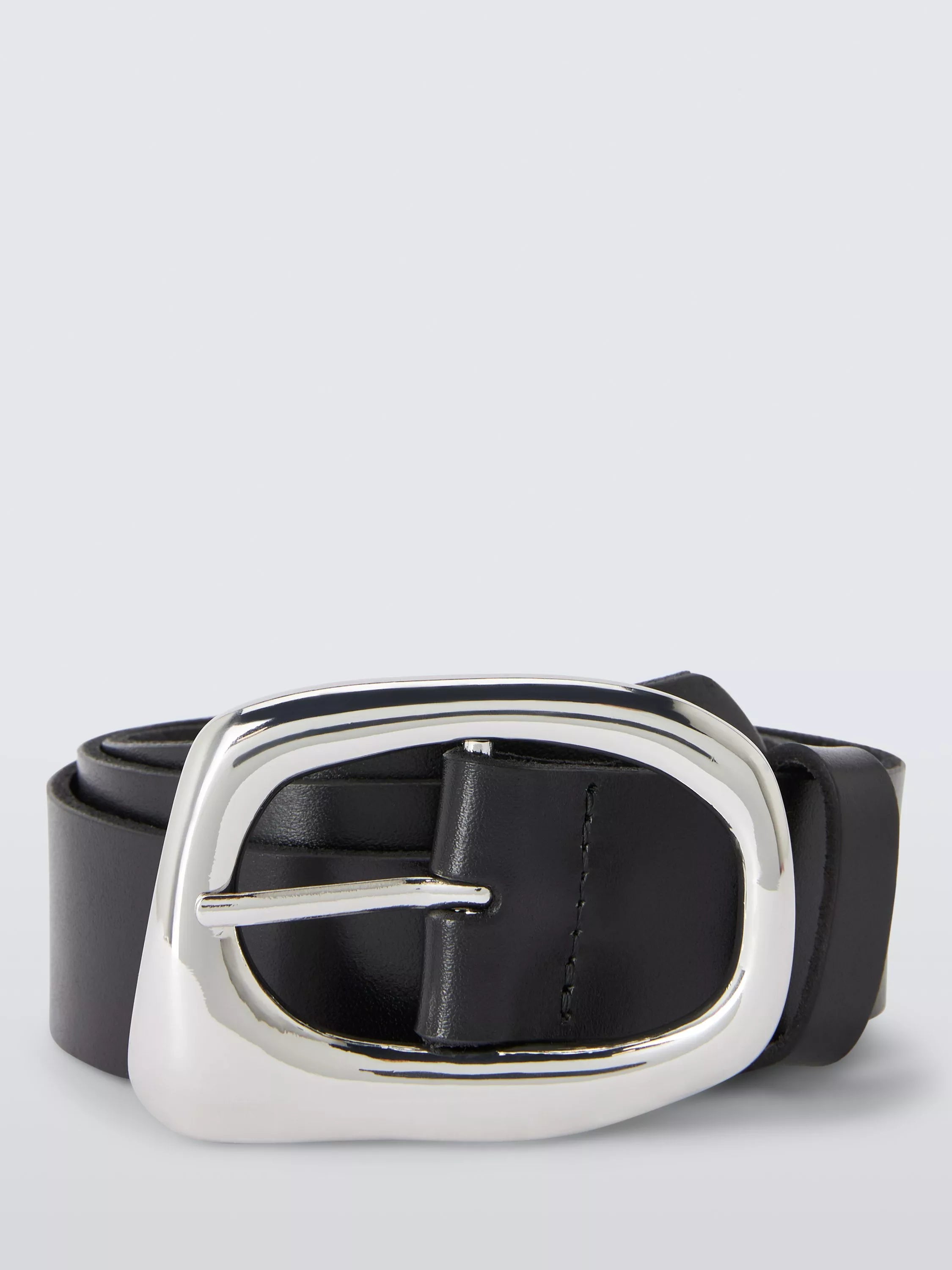 John Lewis leather belt organic buckle, imported from the UK