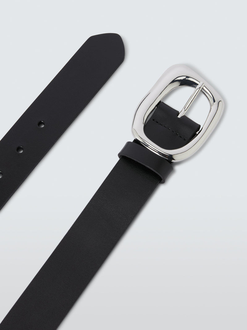 John Lewis leather belt organic buckle, imported from the UK