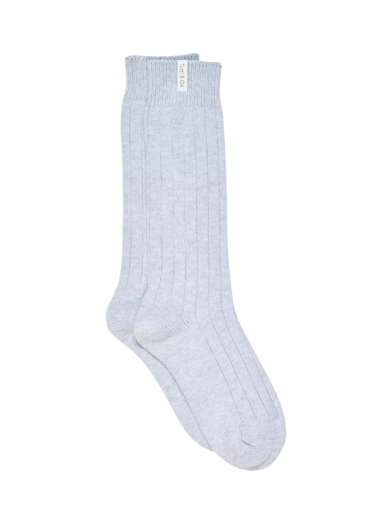 TUTTI Ribbed Bamboo Rich Crew Socks UK Sizes 4-9