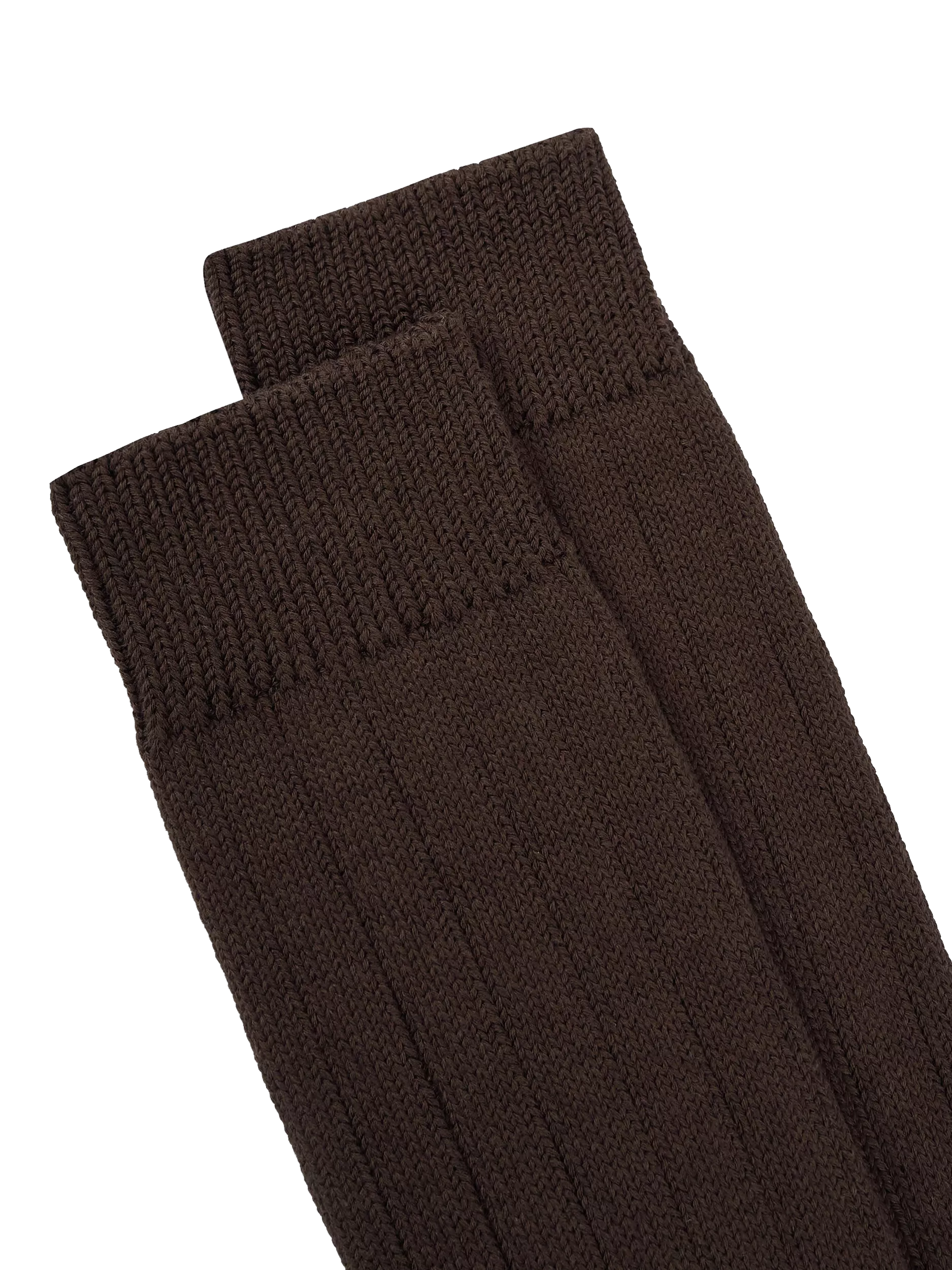 TUTTI brown ribbed bamboo blend socks UK size 4-9 (British brand)