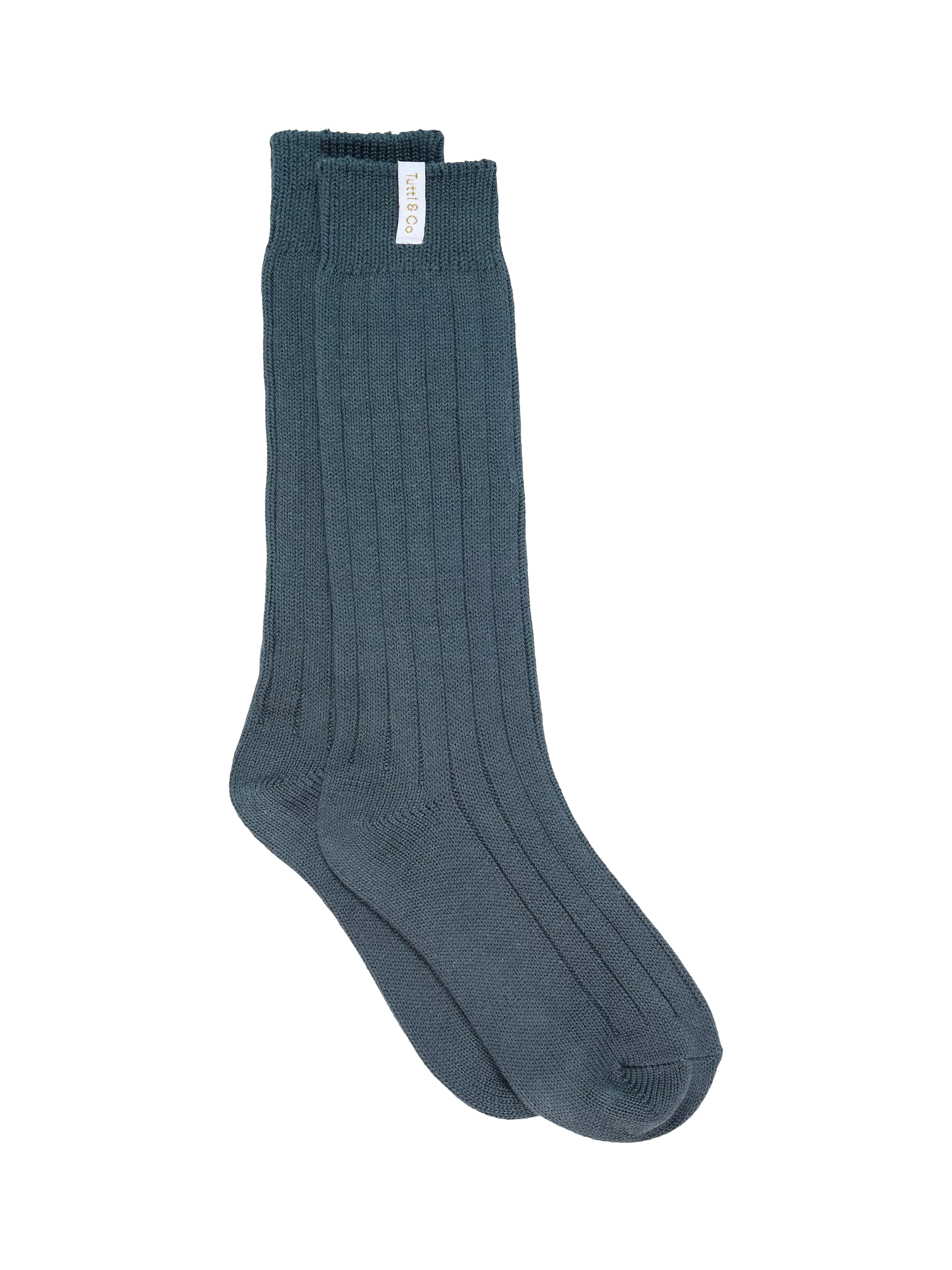 TUTTI Ribbed Bamboo Rich Crew Socks UK Sizes 4-9