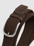 Reiss Elmont woven belt with leather trims - British product