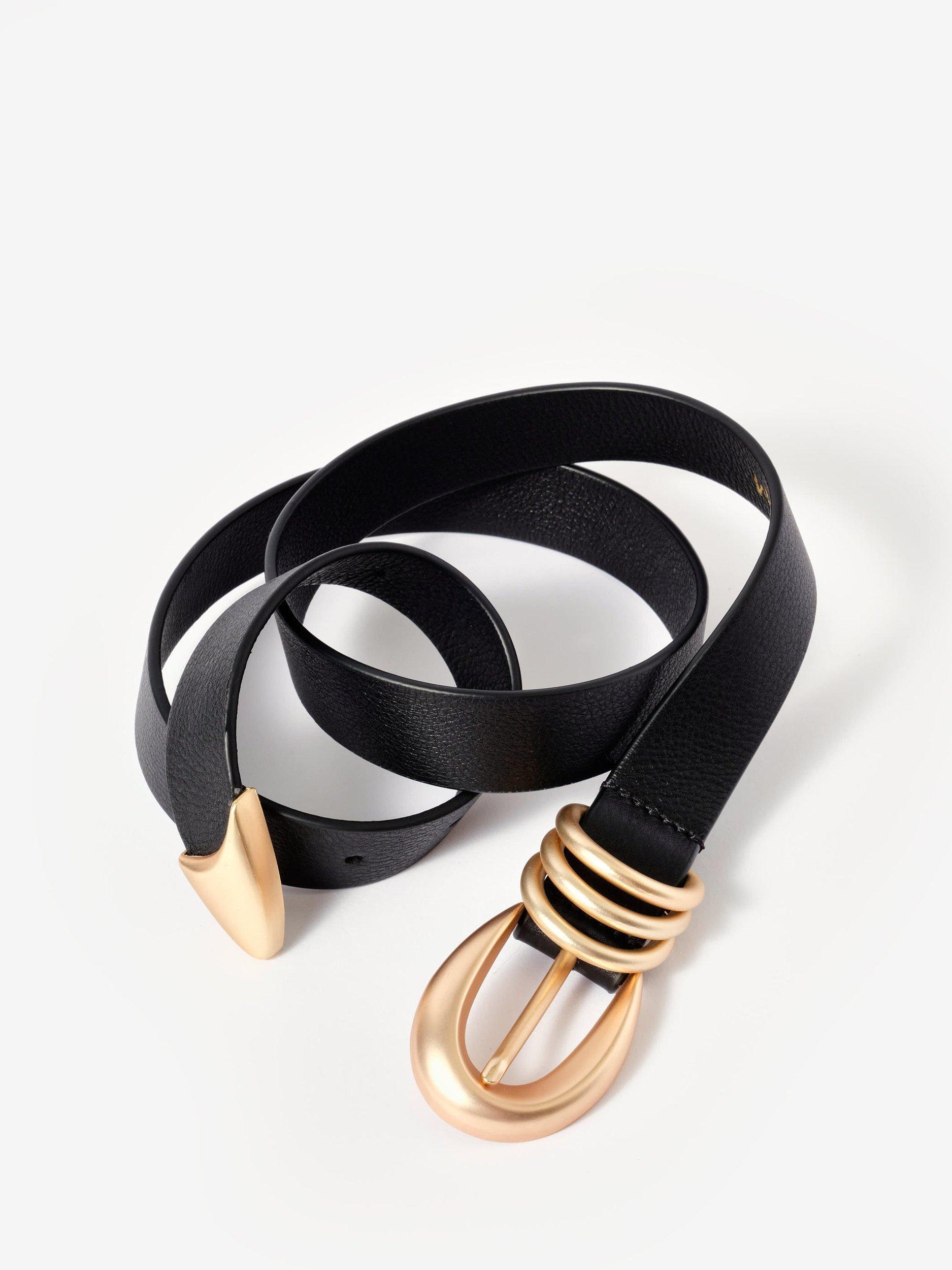 Mint Velvet statement leather belt, imported from the UK