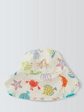 John Lewis baby safari hat white multi, UK version
