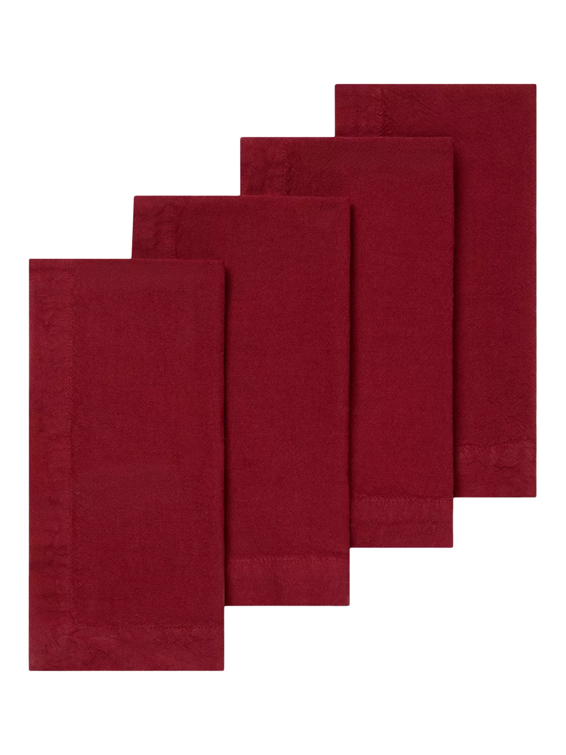 Piglet in Bed Plain Linen Blend Napkins Pack of 4