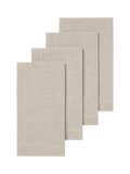 Piglet in Bed Plain Linen Blend Napkins Pack of 4