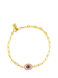 Ottoman Hands pink evil eye bracelet, imported from the UK