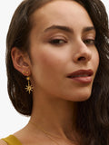 Ottoman Hands lapis star stud earrings gold, UK version