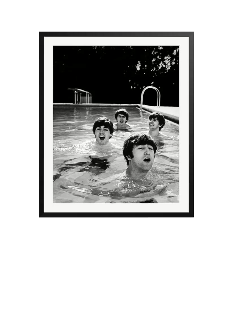 Sonic Editions Beatles Taking a Dip framed photographic print - British product