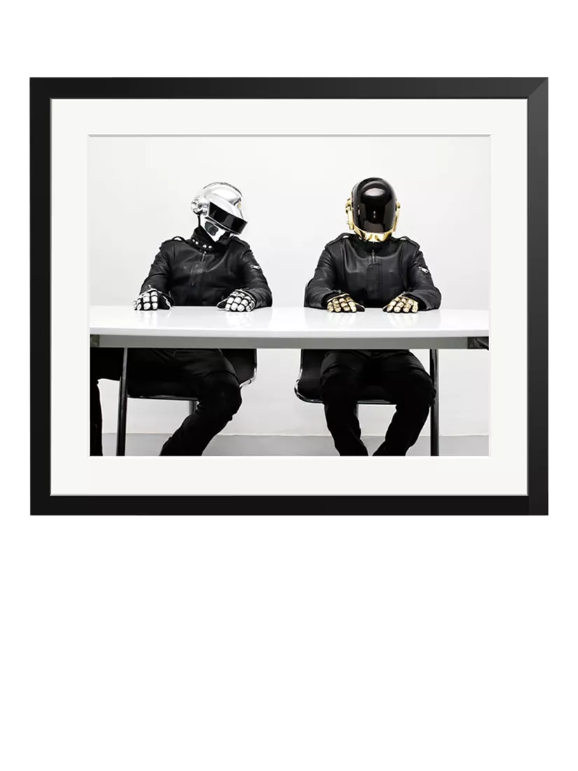 Sonic Editions Daft Punk 2007 framed print landscape (British brand)