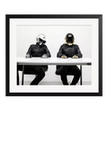 Sonic Editions Daft Punk 2007 framed print landscape (British brand)