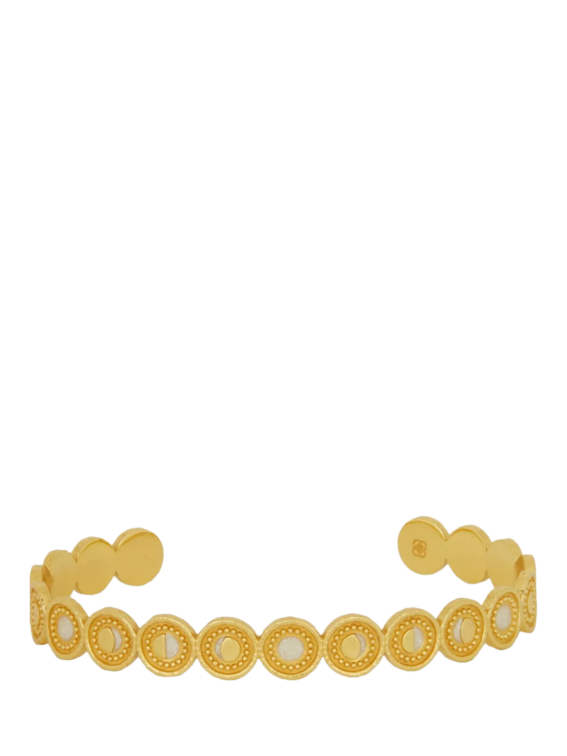 Ottoman Hands moon phase cuff gold, UK version
