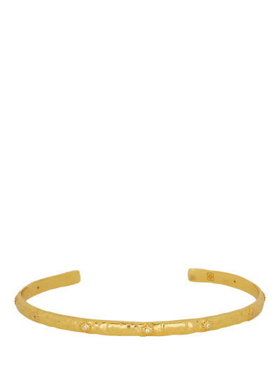 John Lewis Ottoman Hands Crystal Star Cuff Bracelet, Gold- Buy online at McGrocer
