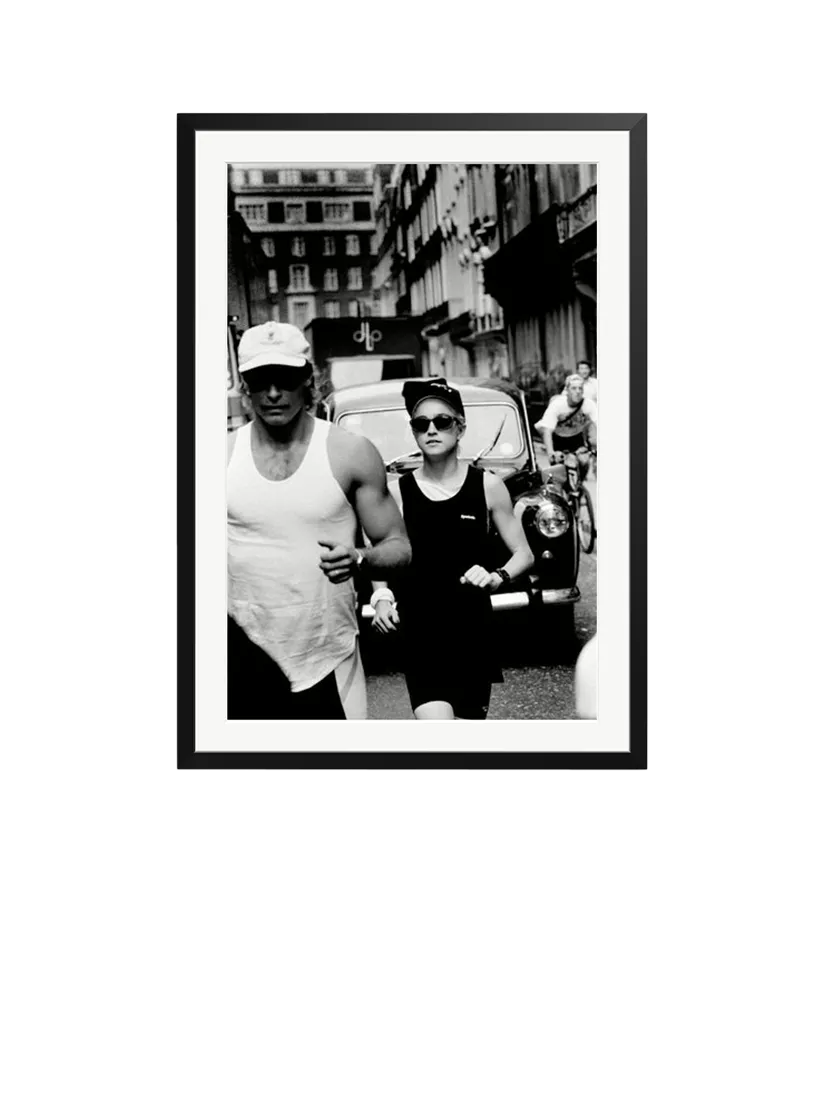 Sonic Editions framed print Madonna jogging 41x51 cm, UK version