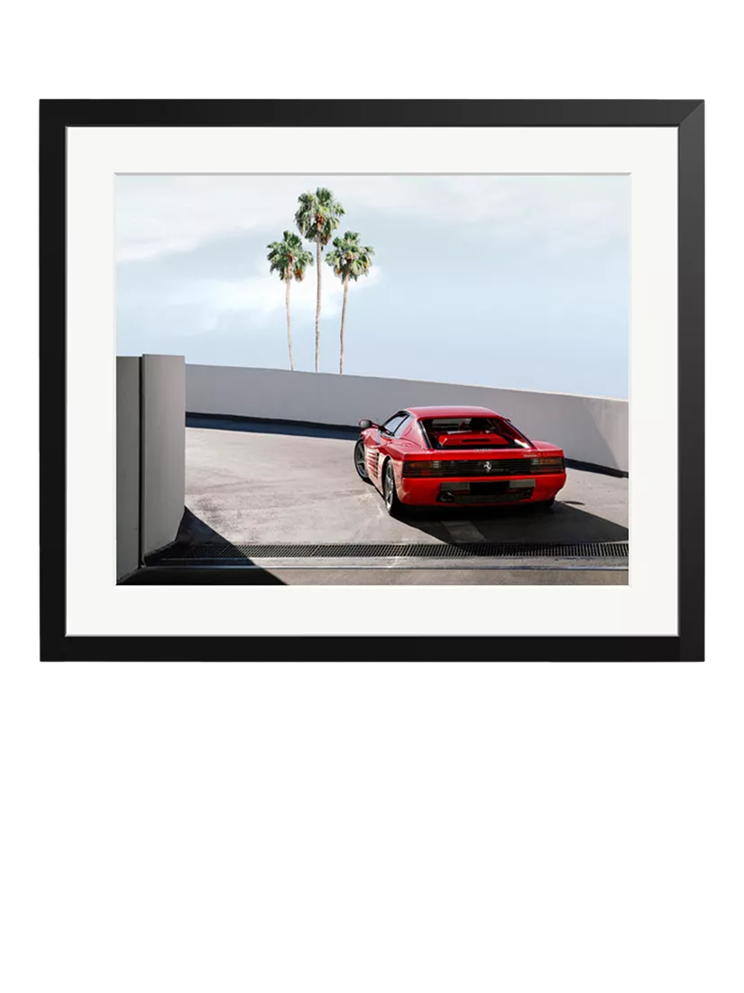 Sonic Editions Ferrari Testarossa framed print 51x41 cm (British brand)
