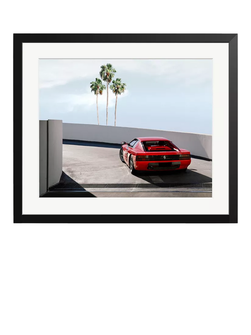 Sonic Editions Ferrari Testarossa framed print 51x41 cm (British brand)