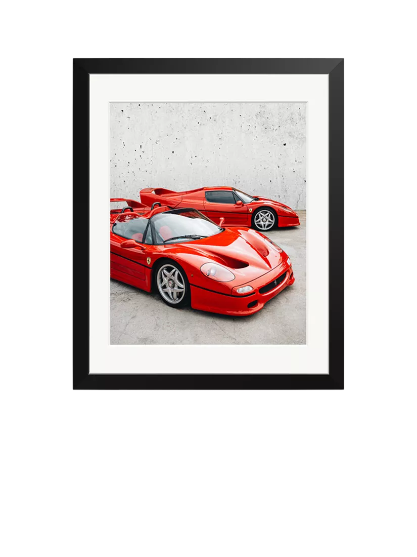 Sonic Editions framed print Ferrari F50s 51x61 cm - British product