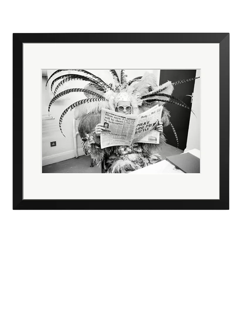 Sonic Editions Elton John framed print (British brand)