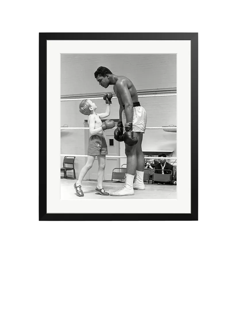 Sonic Editions Cassius Clay and Patrick Power framed photography print - British product