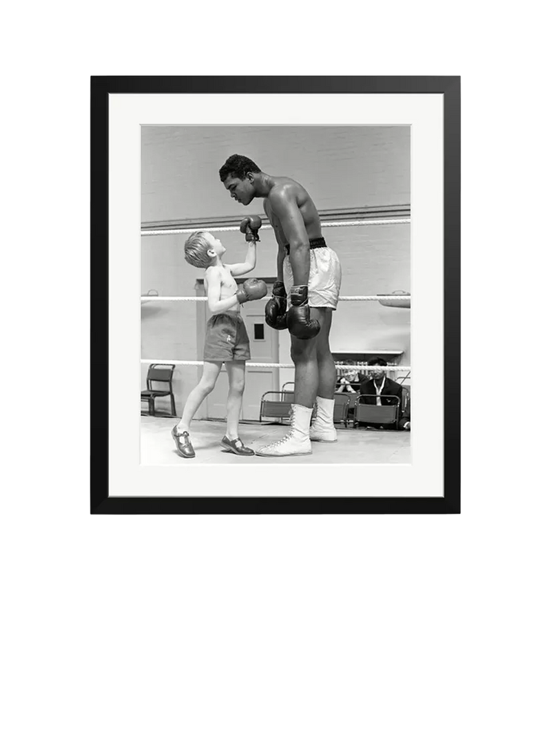 Sonic Editions Cassius Clay and Patrick Power framed photography print - British product