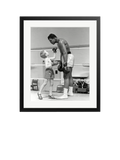 Sonic Editions Cassius Clay and Patrick Power framed photography print - British product