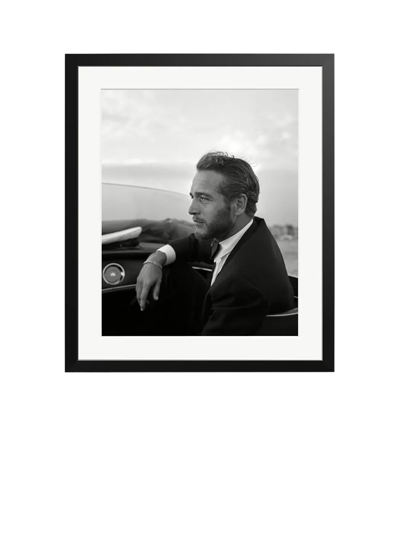 Sonic Editions Paul Newman Venice 1963 framed print large, UK version