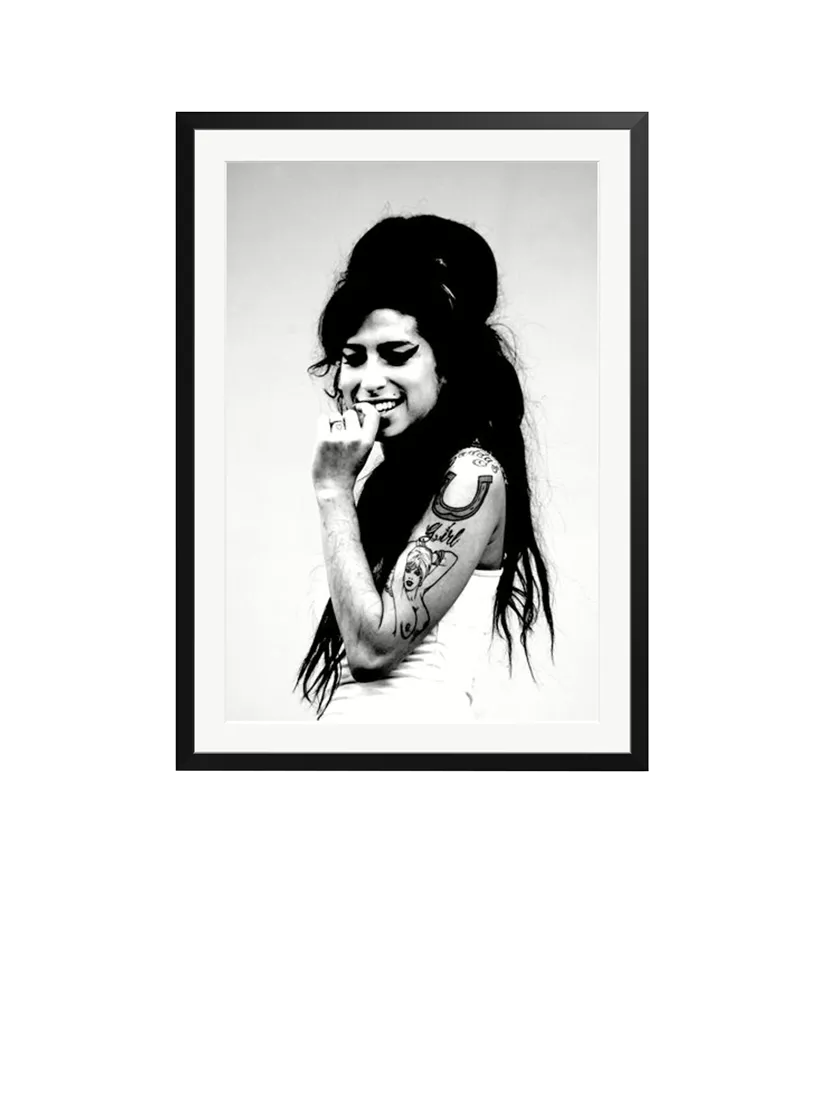 Sonic Editions Amy Winehouse framed print large 77.7x90cm - British product