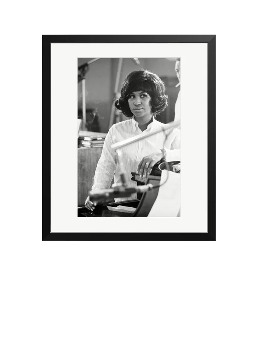 Sonic Editions Aretha Franklin framed print 51x61 cm, UK version