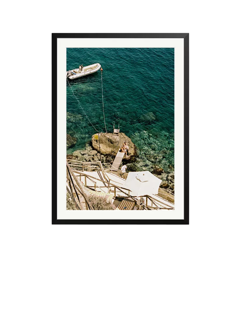 Sonic Editions framed print Secret Tuscan Cove 51x61cm - British product