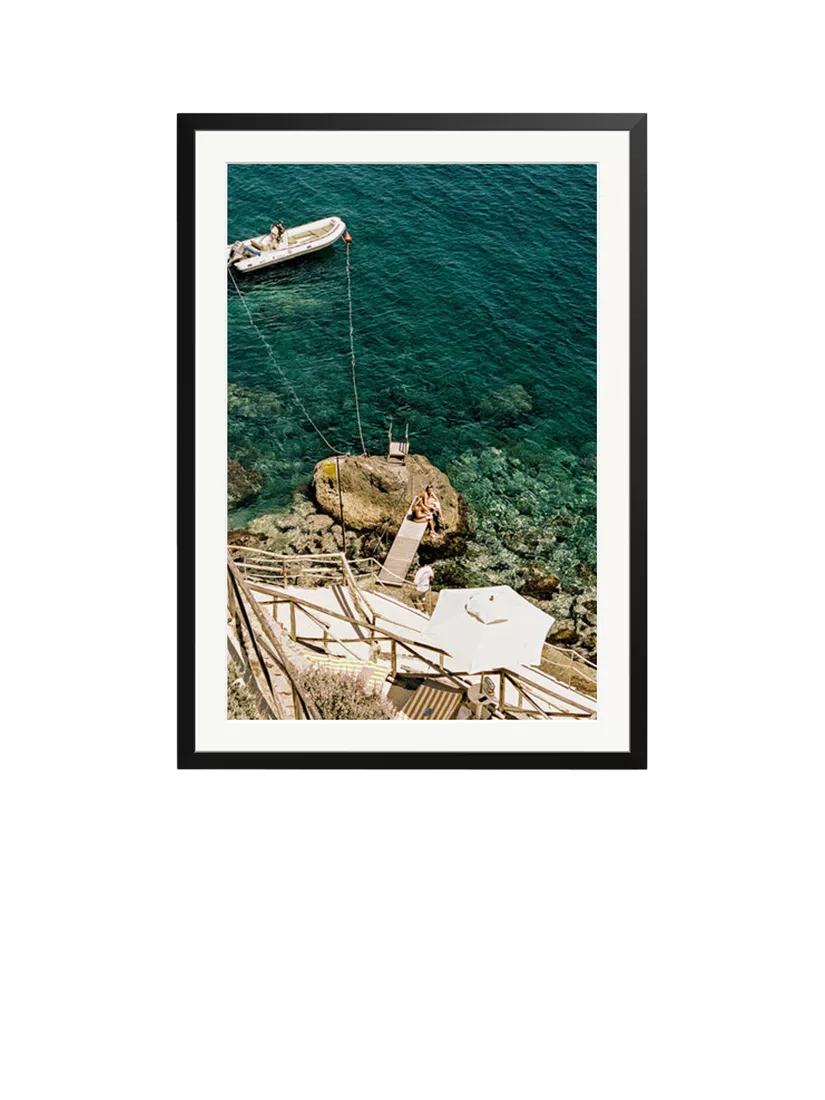 Sonic Editions framed print Secret Tuscan Cove 51x61cm - British product