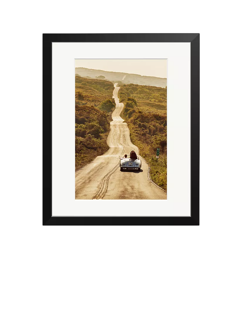 Sonic Editions Porsche 356 framed print, large (British brand)