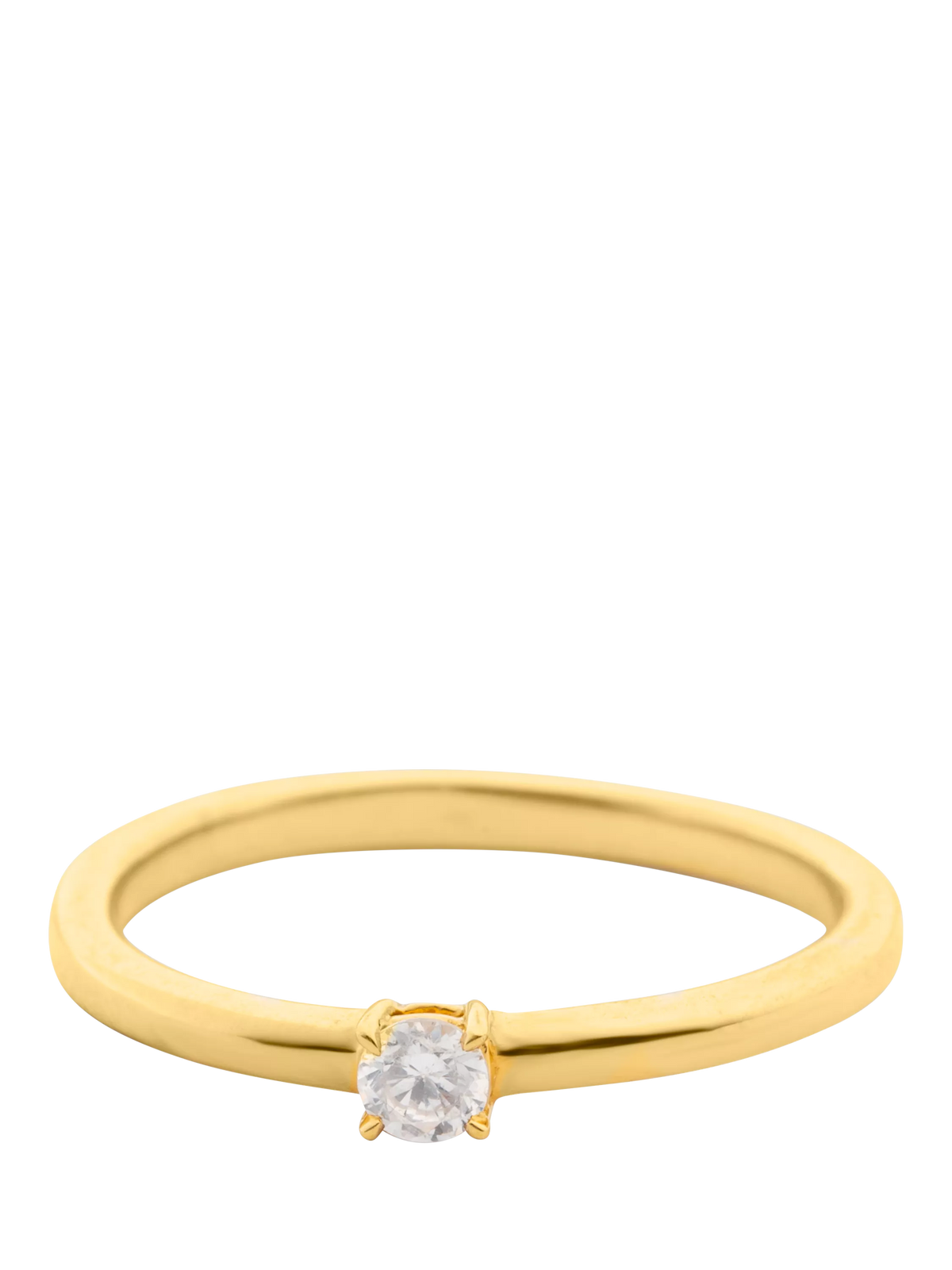 LARNAUTI Annecy 0.10ct lab grown diamond solitaire ring, UK version