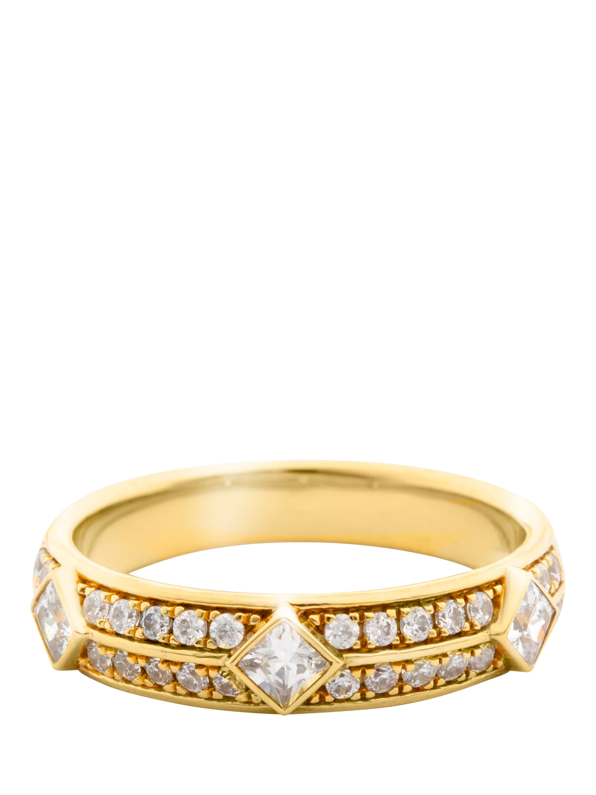 LARNAUTI lab-grown diamond princess ring 0.50ct (British brand)