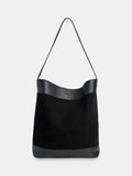 Whistles Sasha suede tote bag leather-lined (British brand)