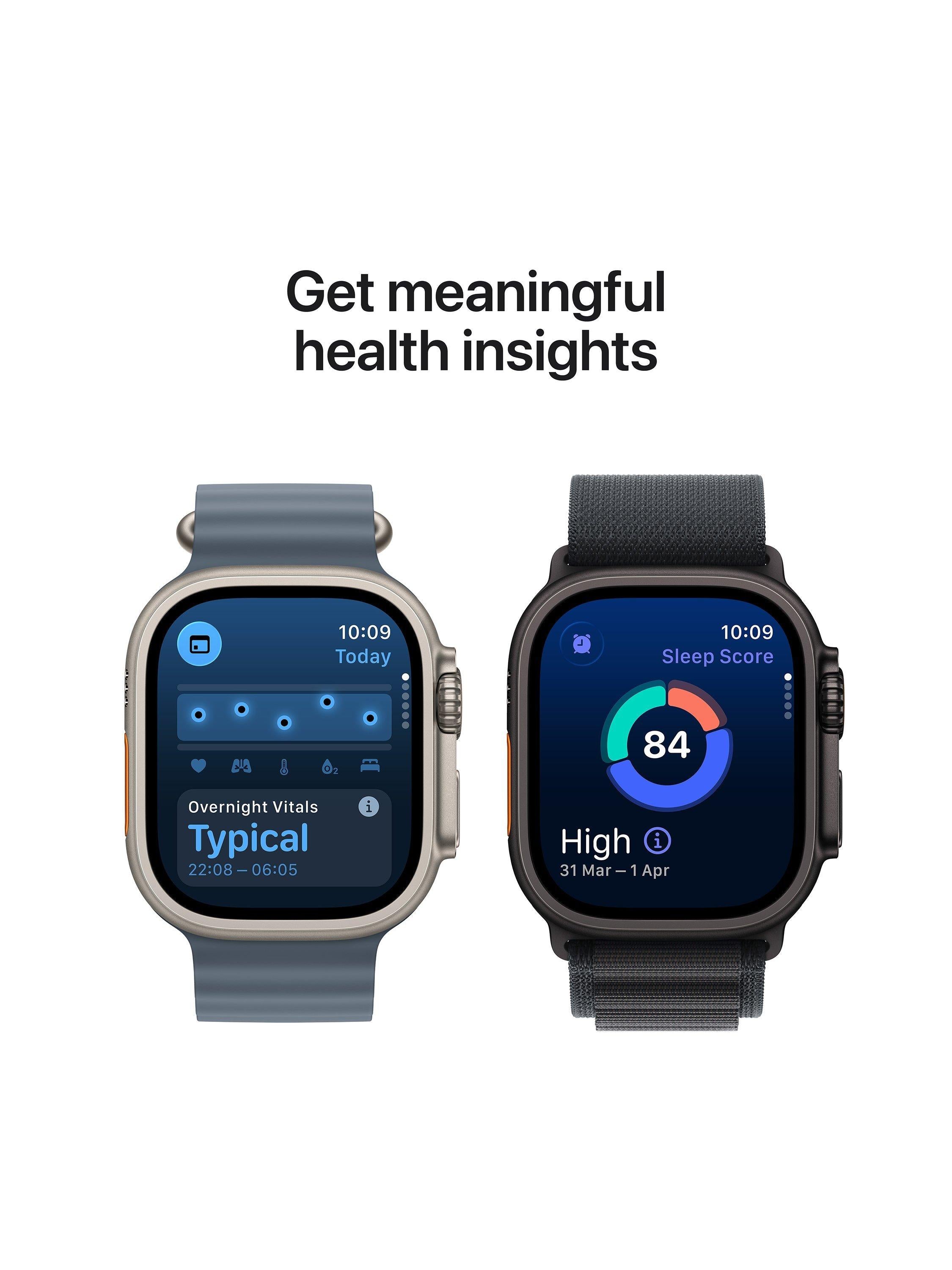 Apple Watch Ultra 3 49mm titanium Ocean Band, imported from the UK