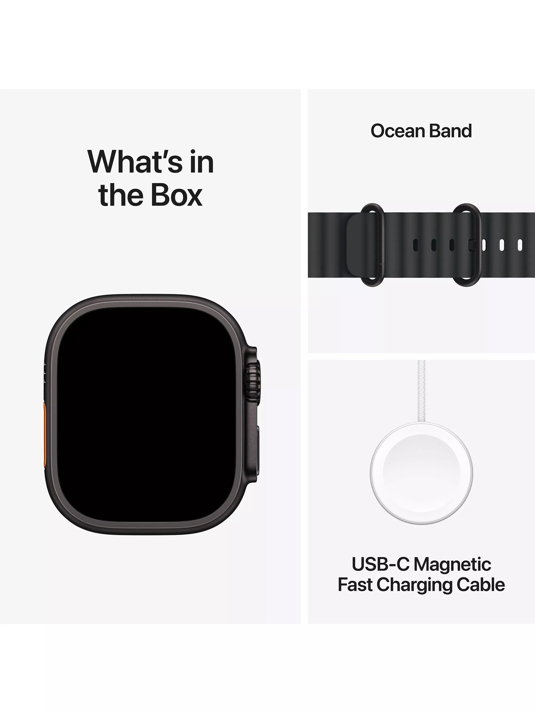 Apple Watch Ultra 3 49mm titanium Ocean Band, imported from the UK