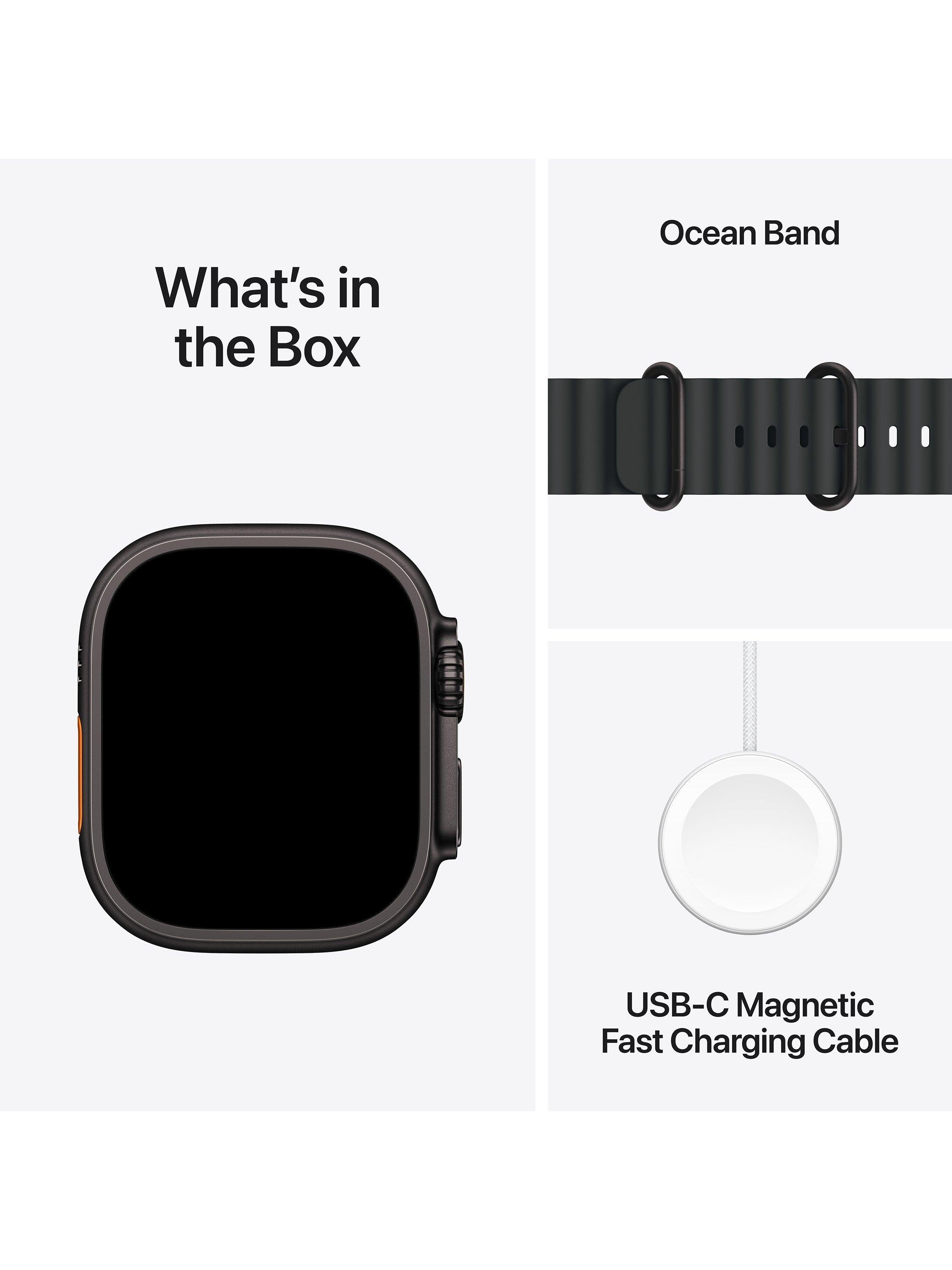 Apple Watch Ultra 3 49mm titanium Ocean Band, imported from the UK