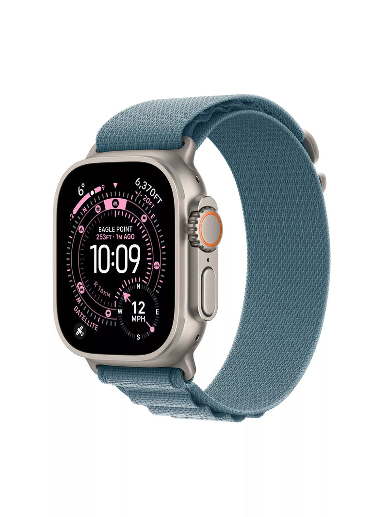 Apple Watch Ultra 3 49mm titanium case with alpine loop, UK version