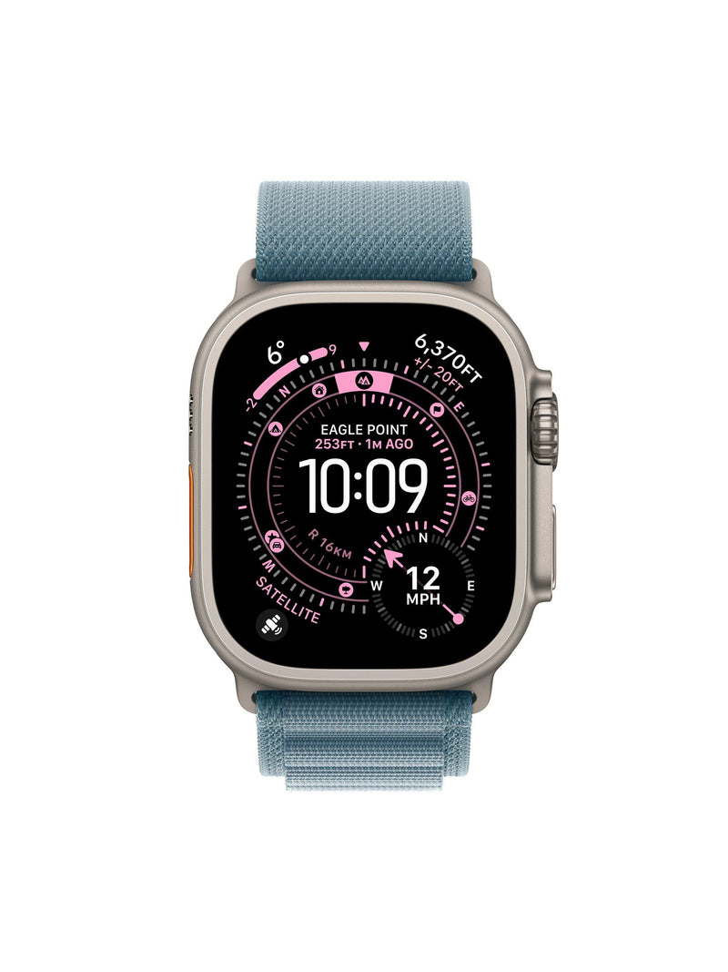 Apple Watch Ultra 3 49mm titanium case with alpine loop, UK version