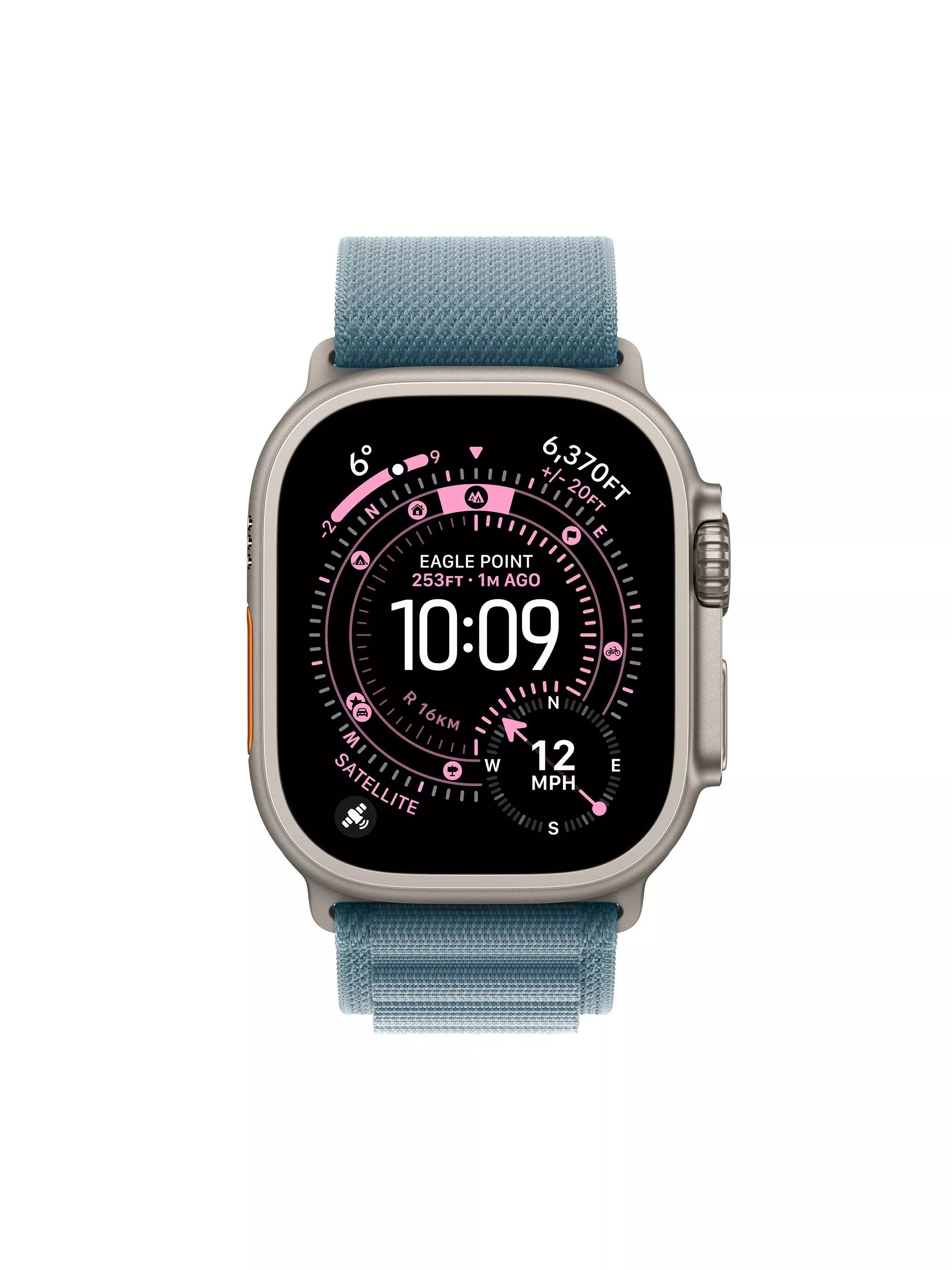 Apple Watch Ultra 3 49mm titanium case with alpine loop, UK version