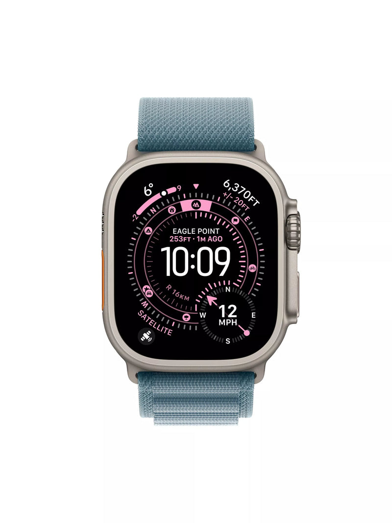 Apple Watch Ultra 3 49mm titanium case with alpine loop, UK version