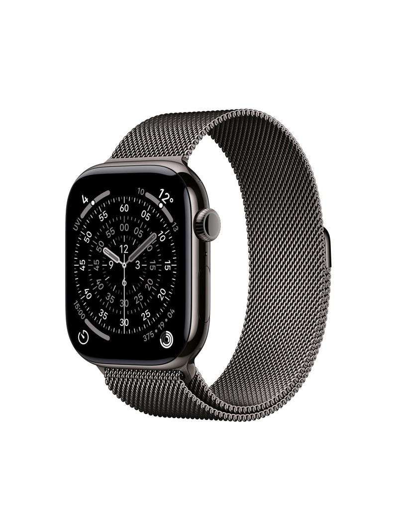 Apple smartwatch titanium case Milanese Loop 46mm, imported from the UK