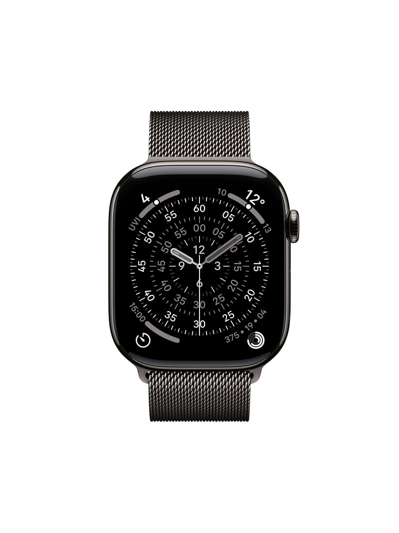 Apple smartwatch titanium case Milanese Loop 46mm, imported from the UK