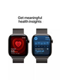 Apple smartwatch titanium case Milanese Loop 46mm, imported from the UK