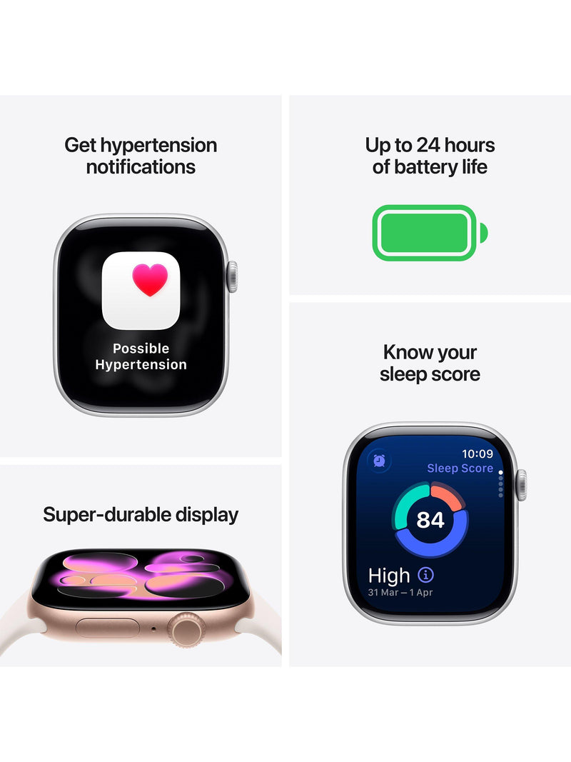 Apple Watch Series 11 smartwatch 46mm aluminium case UK version