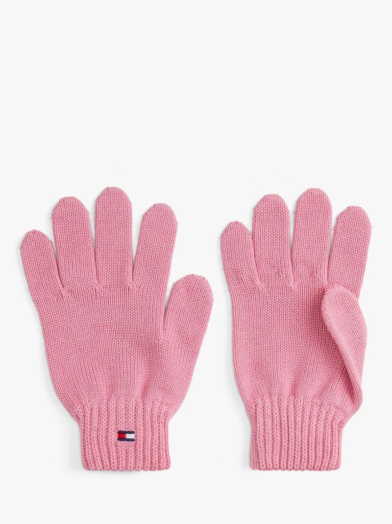 Tommy Hilfiger kids beanie and gloves set Mystic Pink, UK version