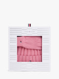 Tommy Hilfiger kids beanie and gloves set Mystic Pink, UK version